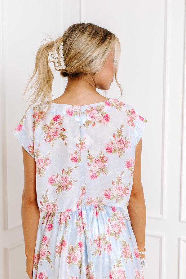 Rose Garden Crop Top Product Image