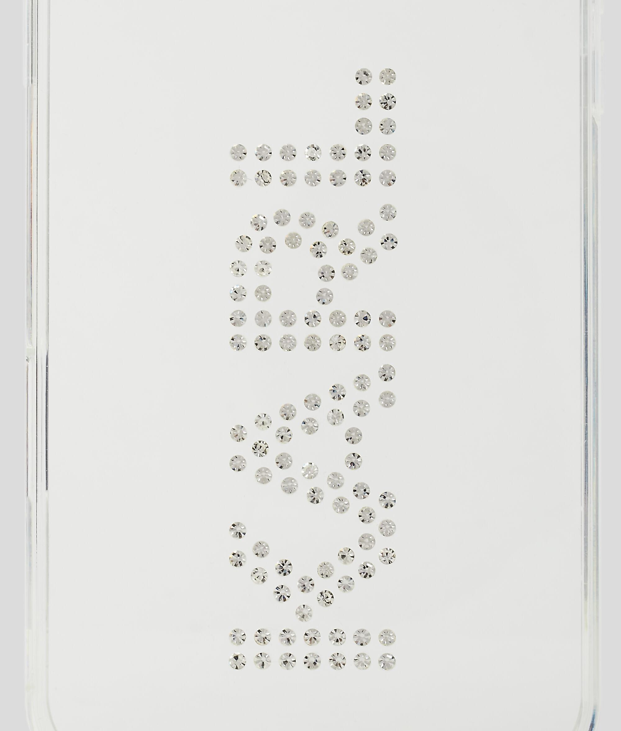 RHINESTONE KARL LOGO IPHONE 16 PRO MAX CASE Product Image