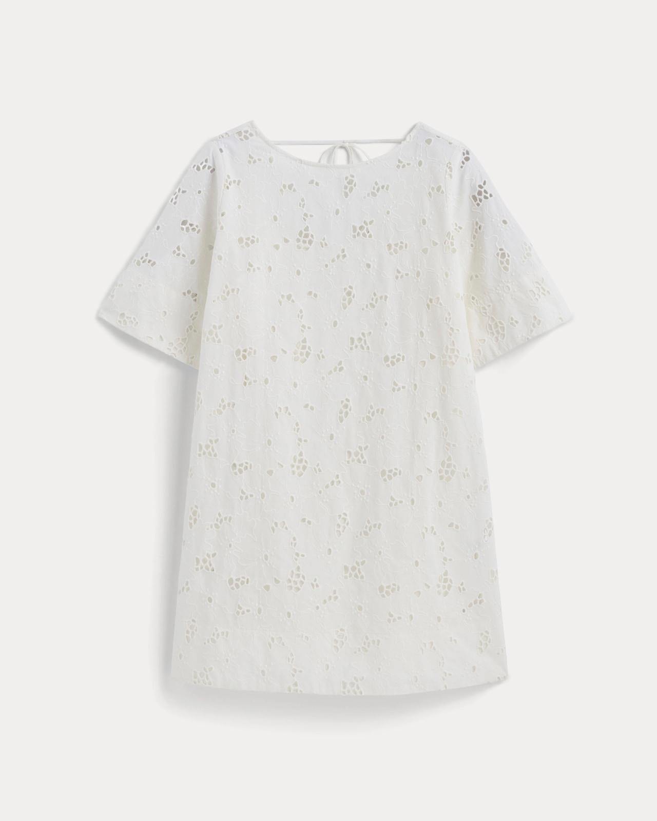 Womens Eyelet Mini Shift Dress by Everlane Product Image