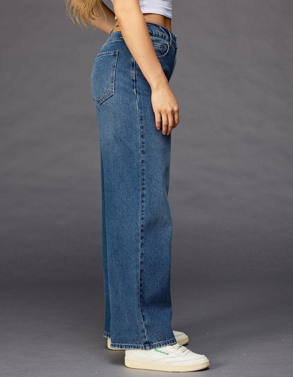 RSQ Womens High Rise Baggy Jeans - LIGHT VINTAGE Product Image