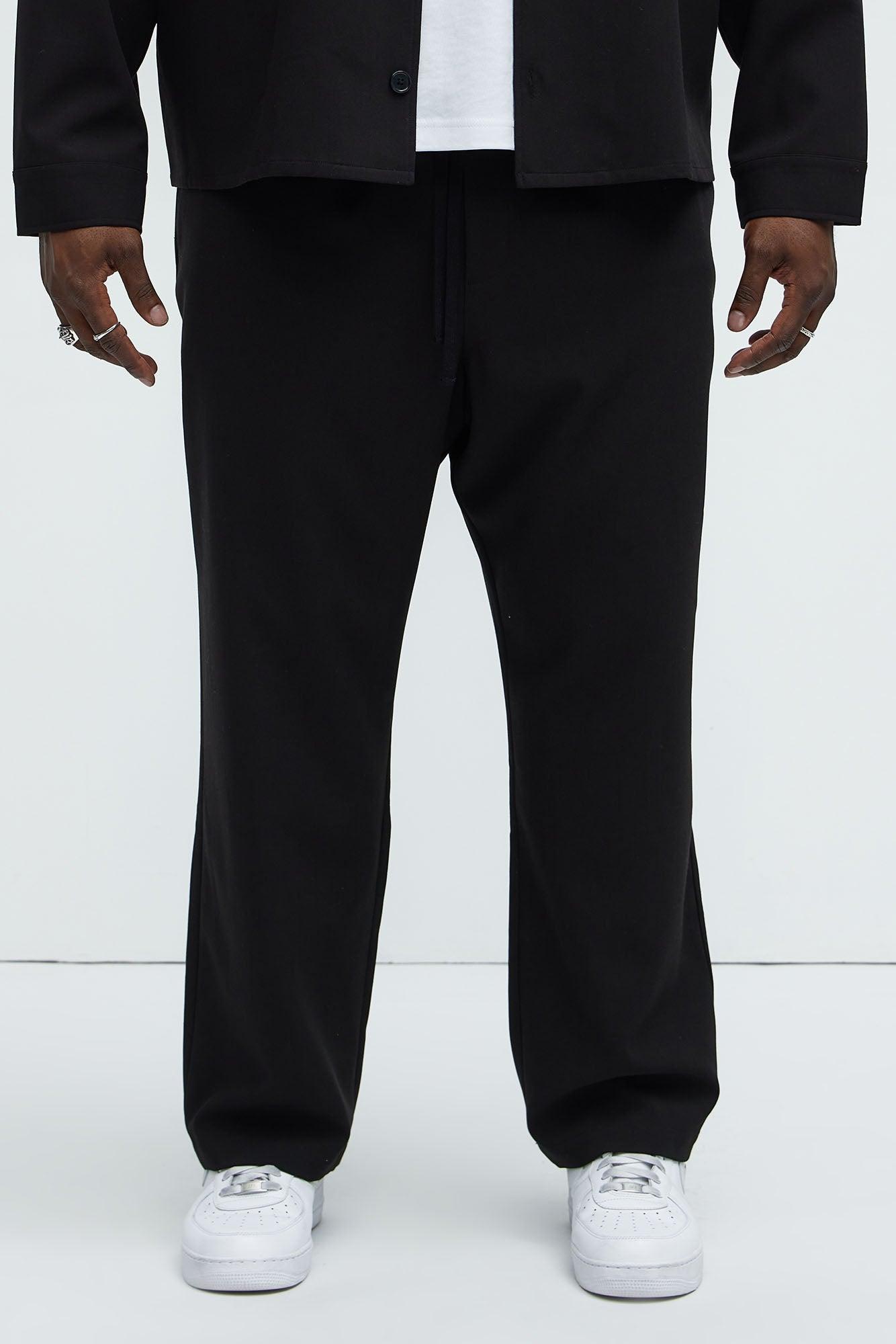 Ronan Straight Trousers - Black Product Image