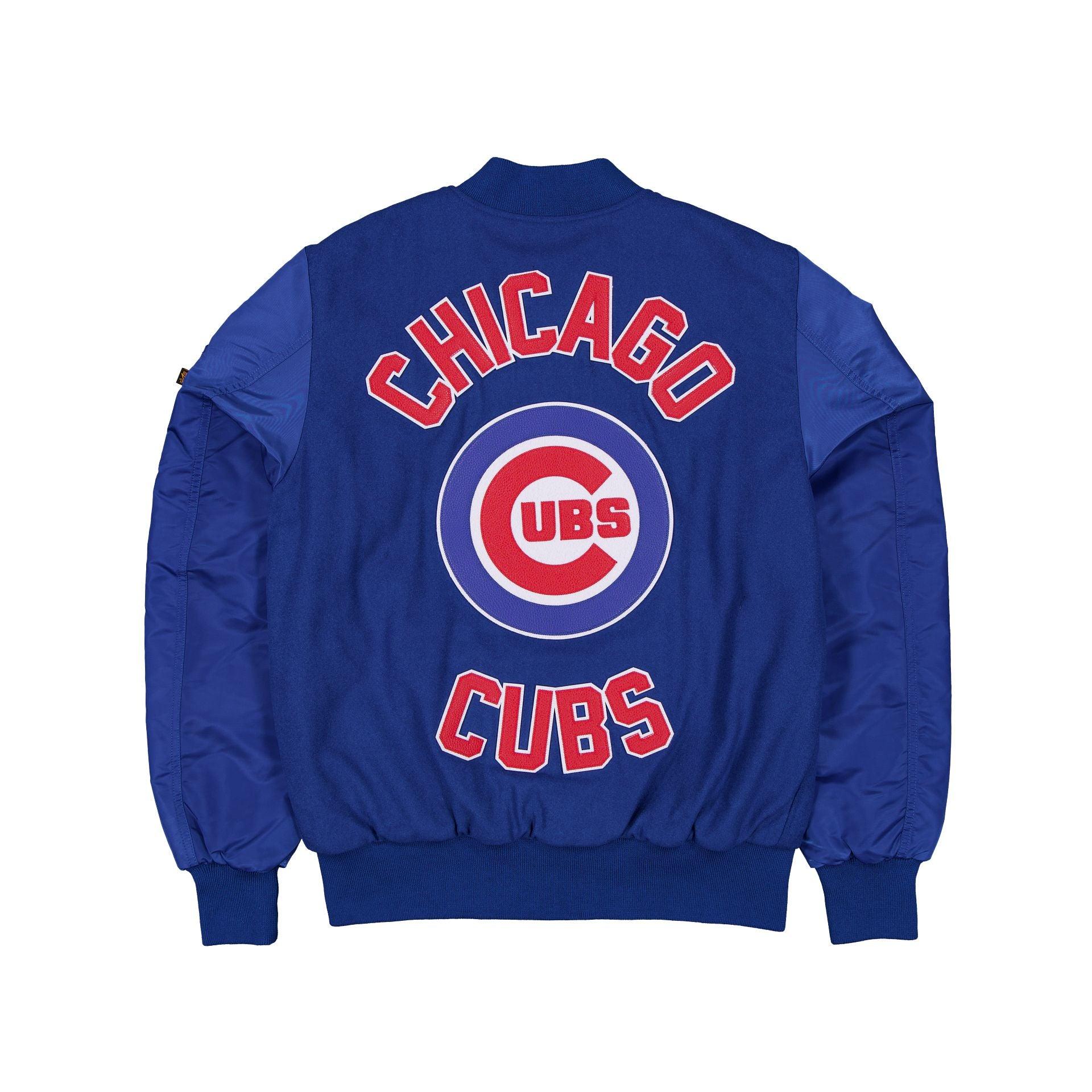 Alpha Industries x Chicago Cubs MA-1 Wool Varsity Jacket Male Product Image