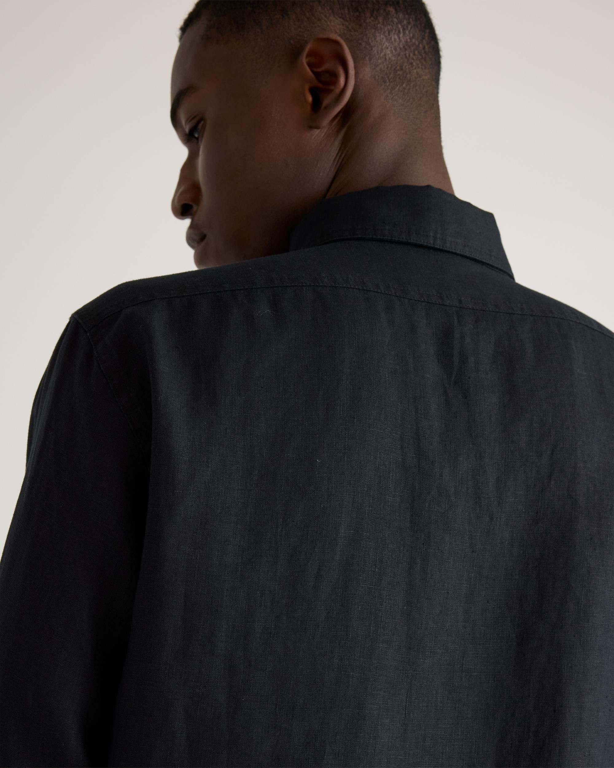 Quince | Men's 100% European Linen Utility Shirt Product Image