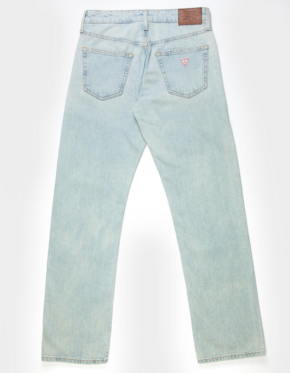 GUESS JEANS G16 Mens Straight Jeans - LIGHT WASH Product Image