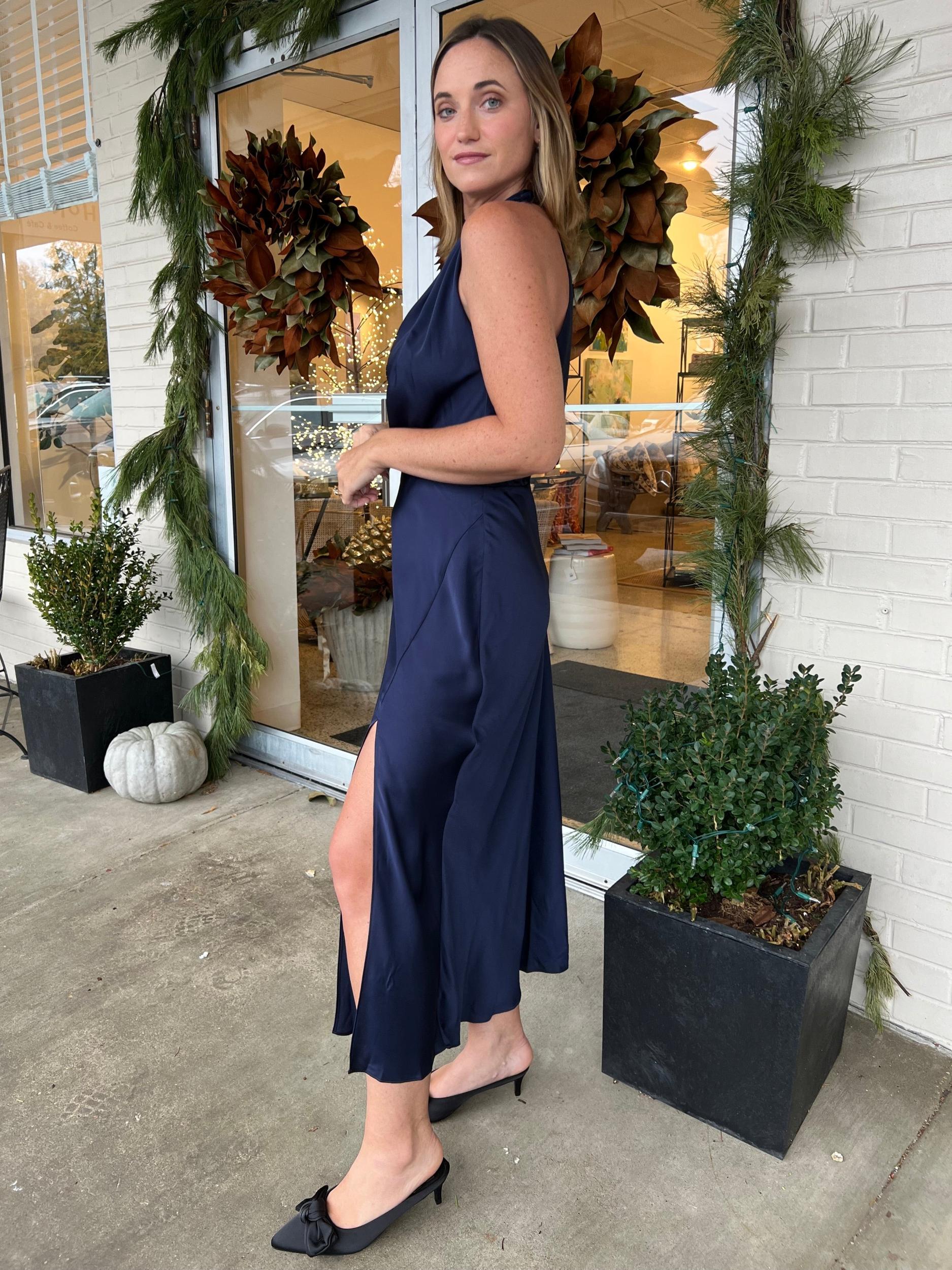 [ASTR The Label] Jelyn Halter Maxi Dress Product Image