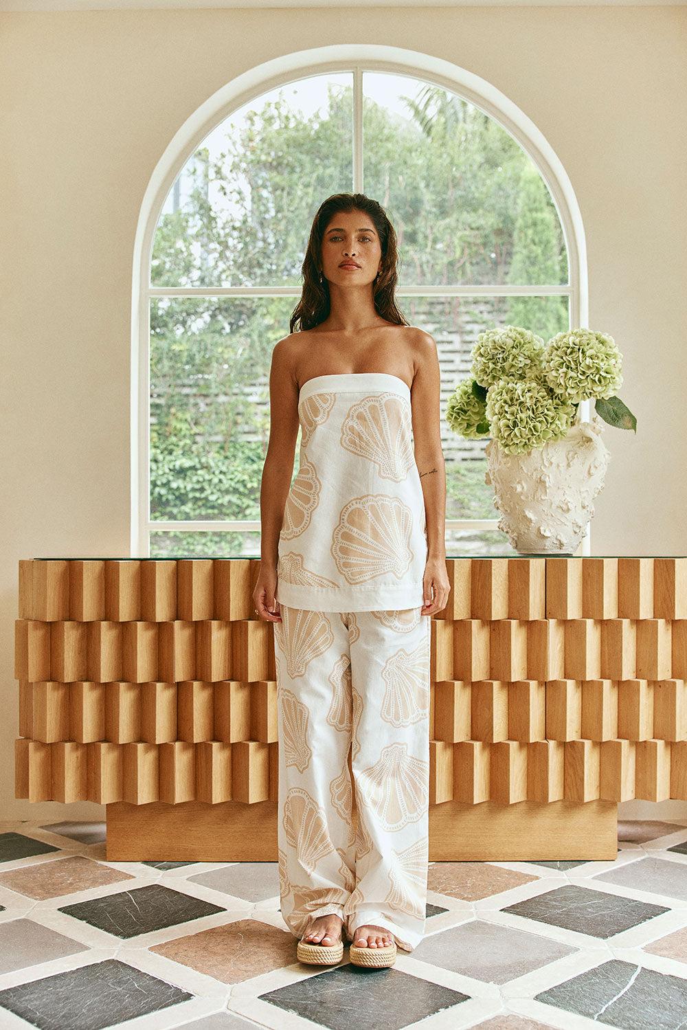 Bahari Top - Coastal Shell Product Image