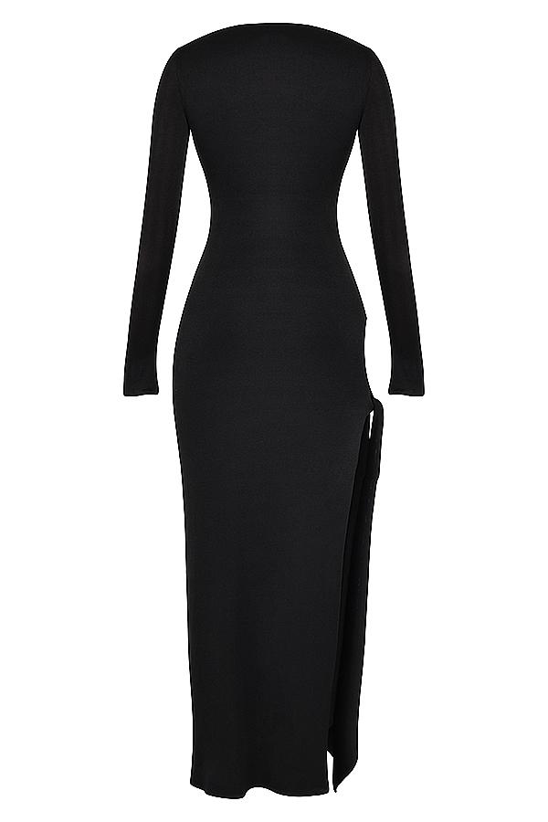 Marella  black cutout maxi dress Product Image