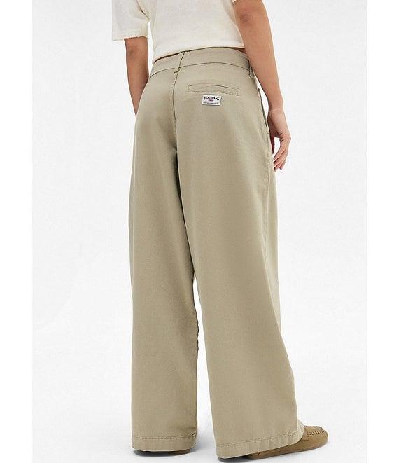 BDG Urban Outfitters Rey Mid Rise Wide Leg Chino Pants Product Image