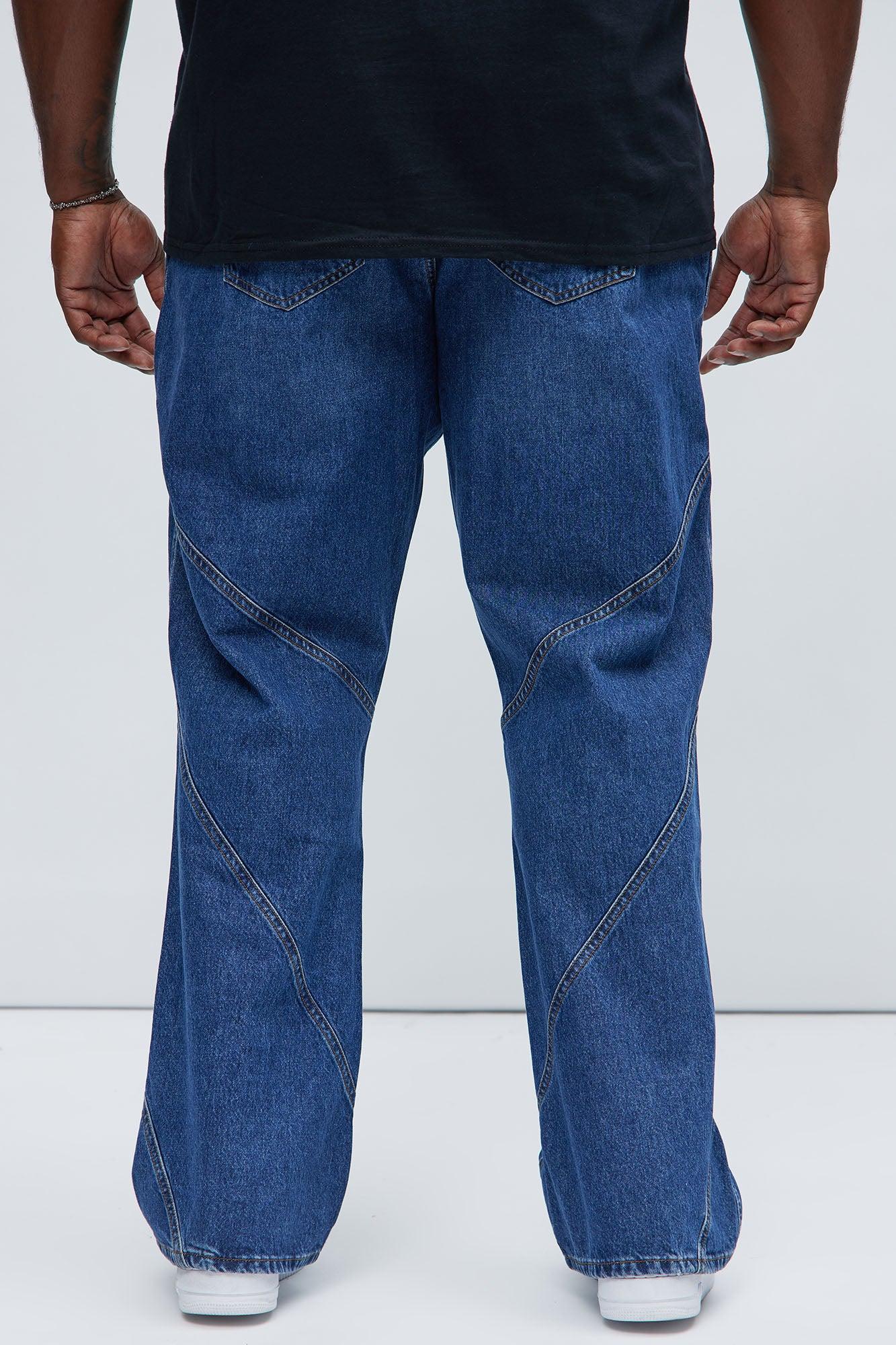 Reese Stacked Slim Flare Jeans - Medium Blue Wash Product Image