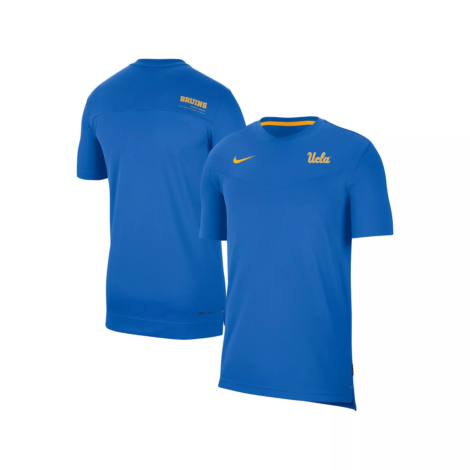 Men's Nike Blue UCLA Bruins 2022 Coaches UV Performance T-Shirt, Size: Large Product Image