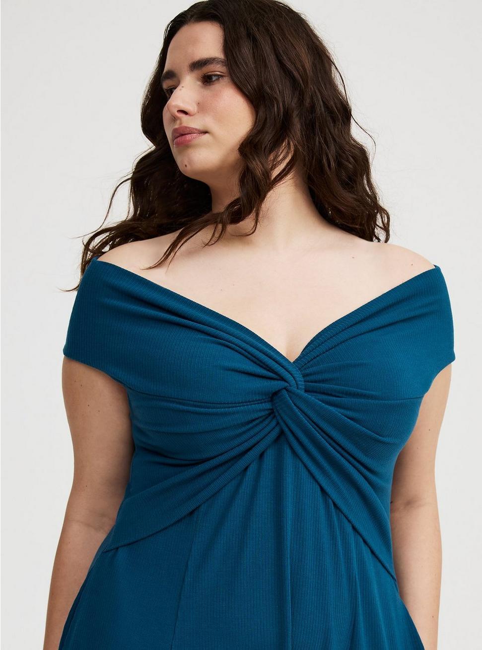 Off-Shoulder Mini Dress Product Image