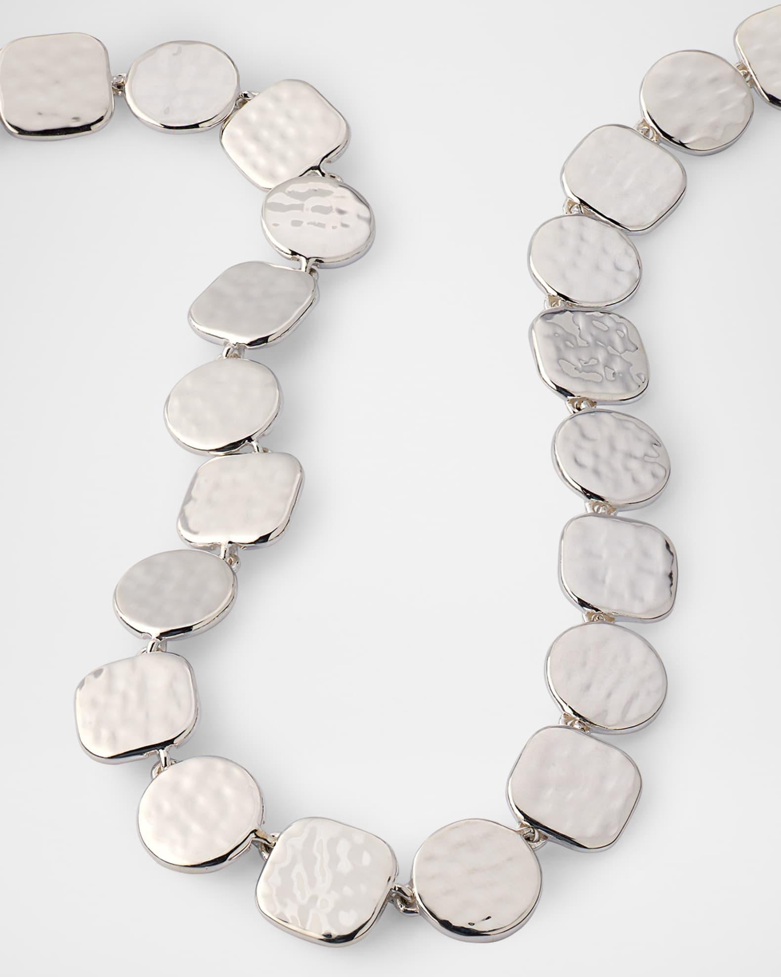  925 Classico Hammered Surface Flexible Necklace Product Image