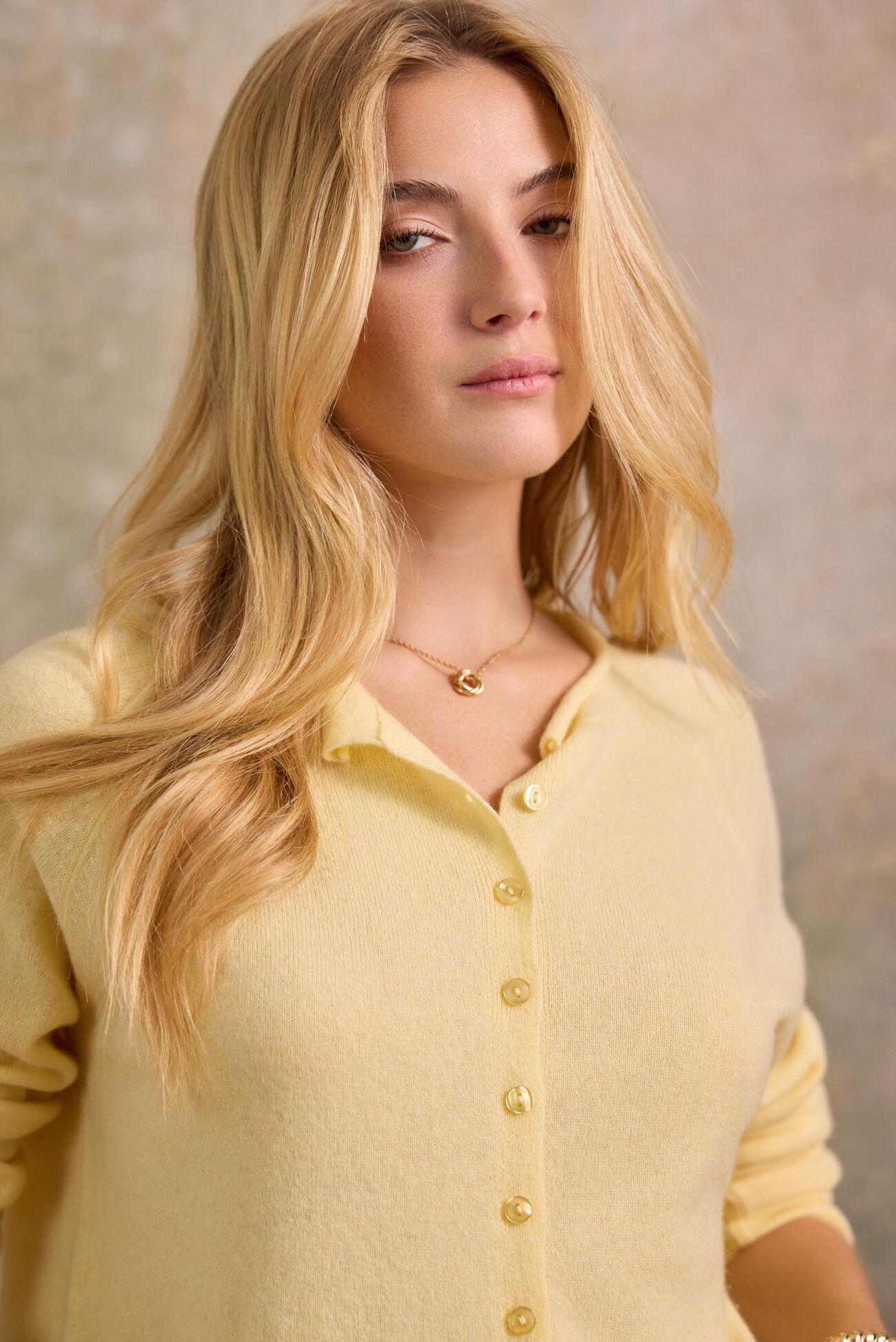 Brighton Cashmere Roll Neck Cardigan Product Image