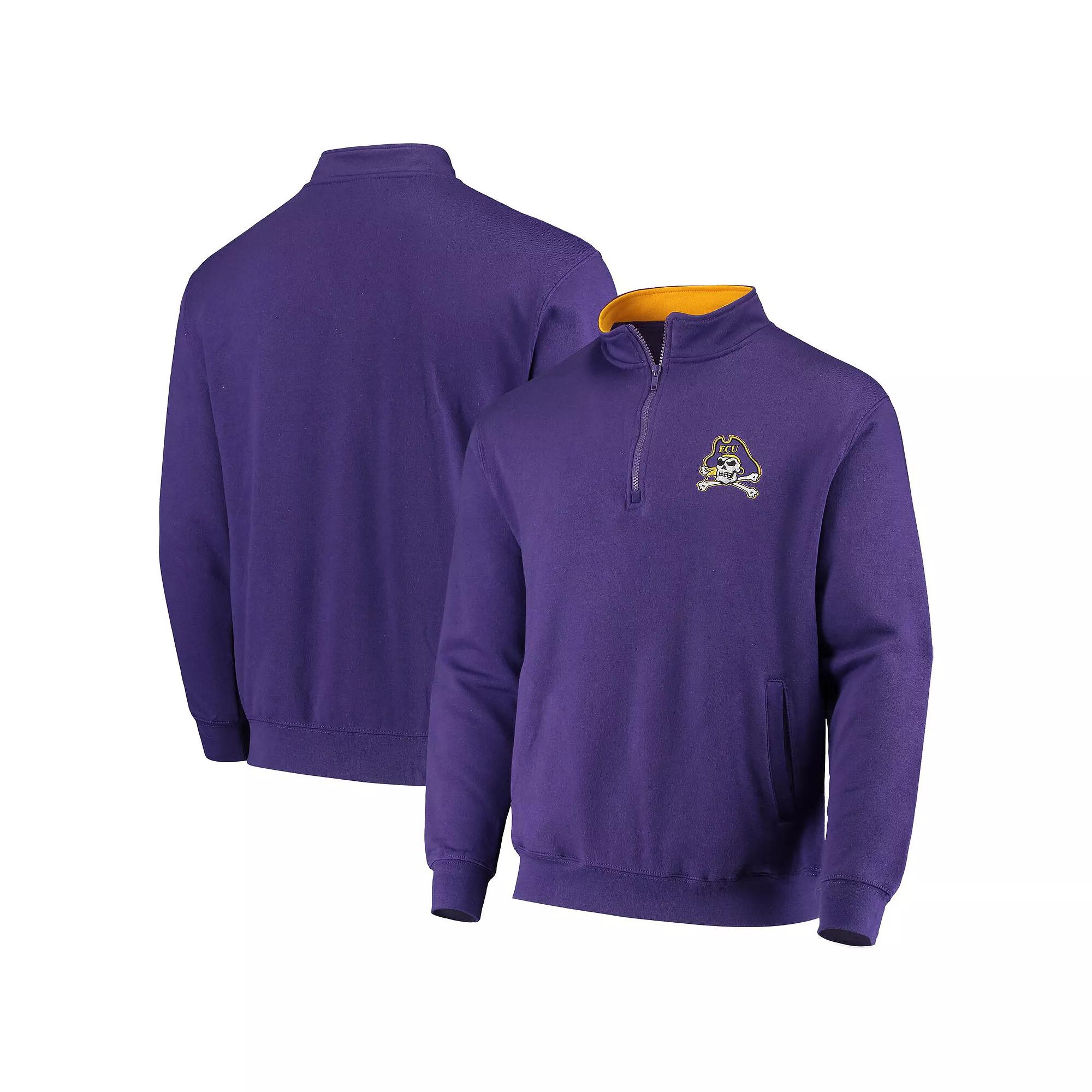 Men's Colosseum Purple ECU Pirates Tortugas Logo Quarter-Zip Jacket,  Product Image