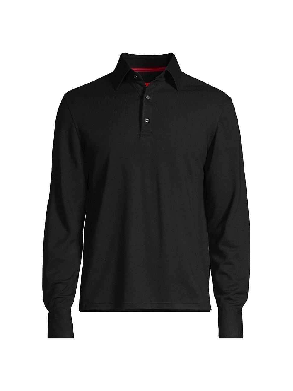Mens Wool Evening Polo Shirt Product Image