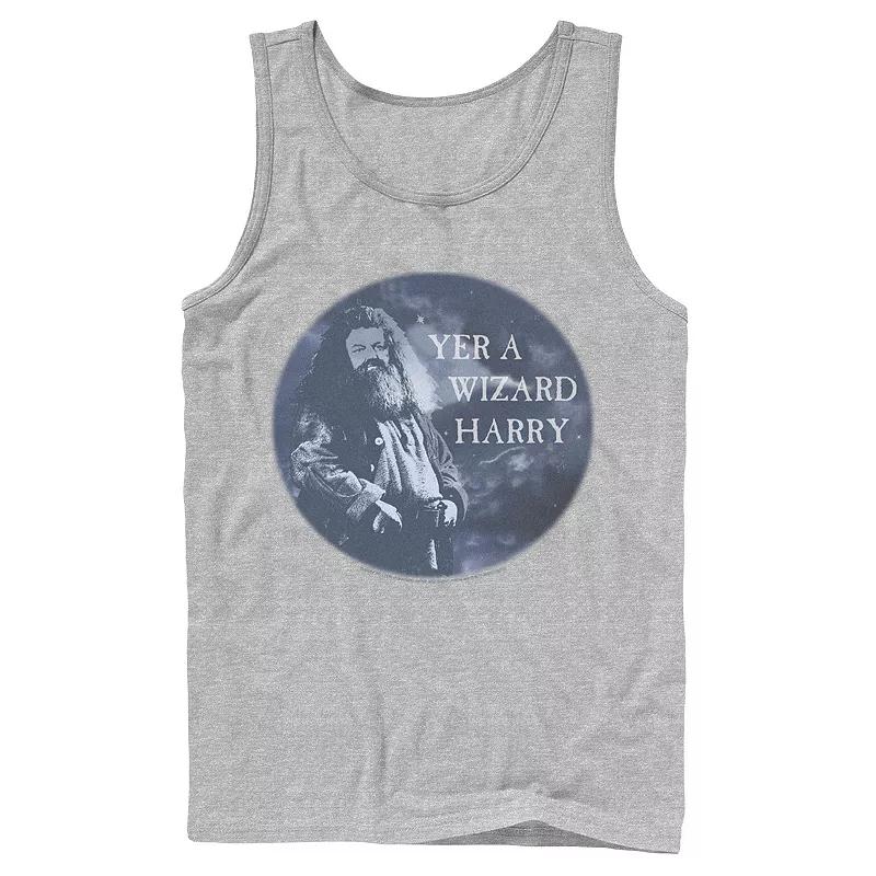 Men's Harry Potter Hagrid Yer A Wizard Harry Portrait Graphic Tank Top,  Product Image