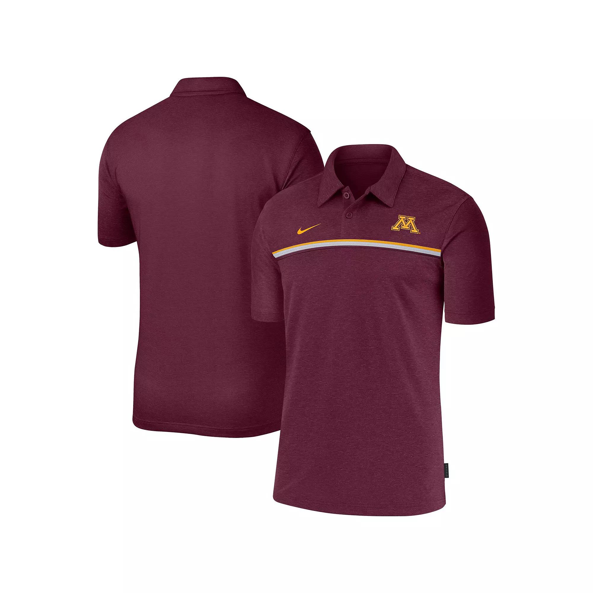 Men's Nike Maroon Minnesota Golden Gophers 2020 Early Season Coaches Performance Polo, Size: Small, Red Product Image