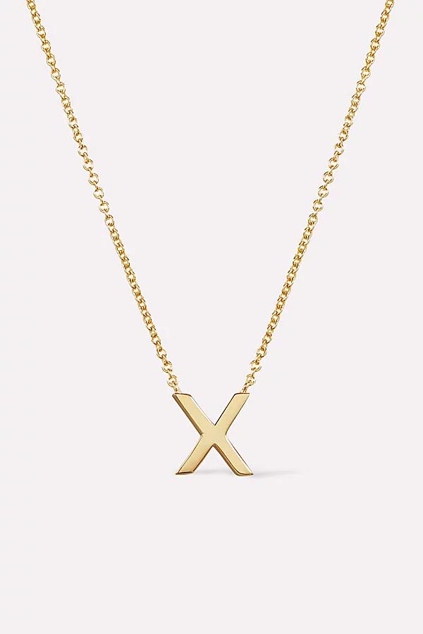 Ana Luisa Gold Letter Initial Necklace, Womens at Urban Outfitters Product Image