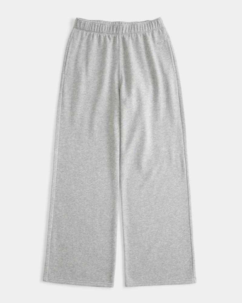 Hollister Feel Good Fleece Wide-Leg Pants Product Image
