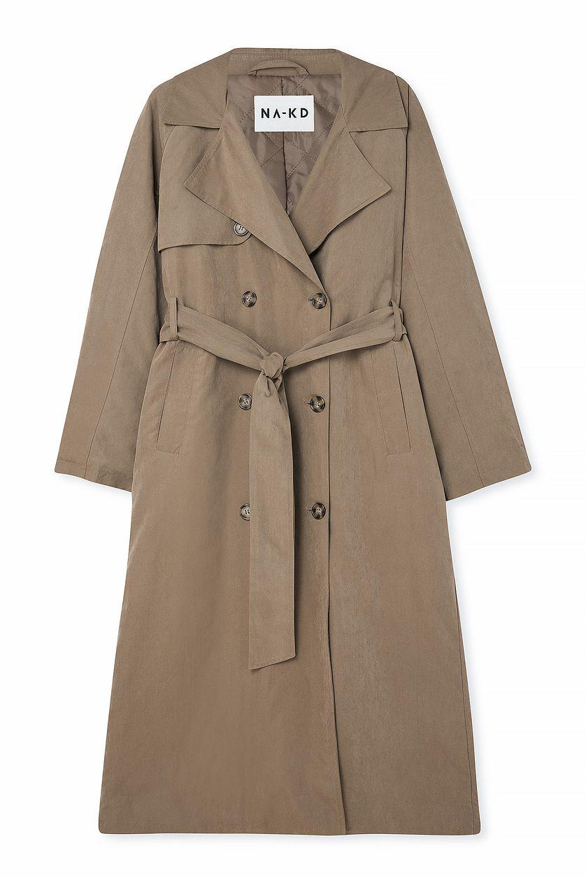 Double Breasted Belted Trenchcoat Product Image