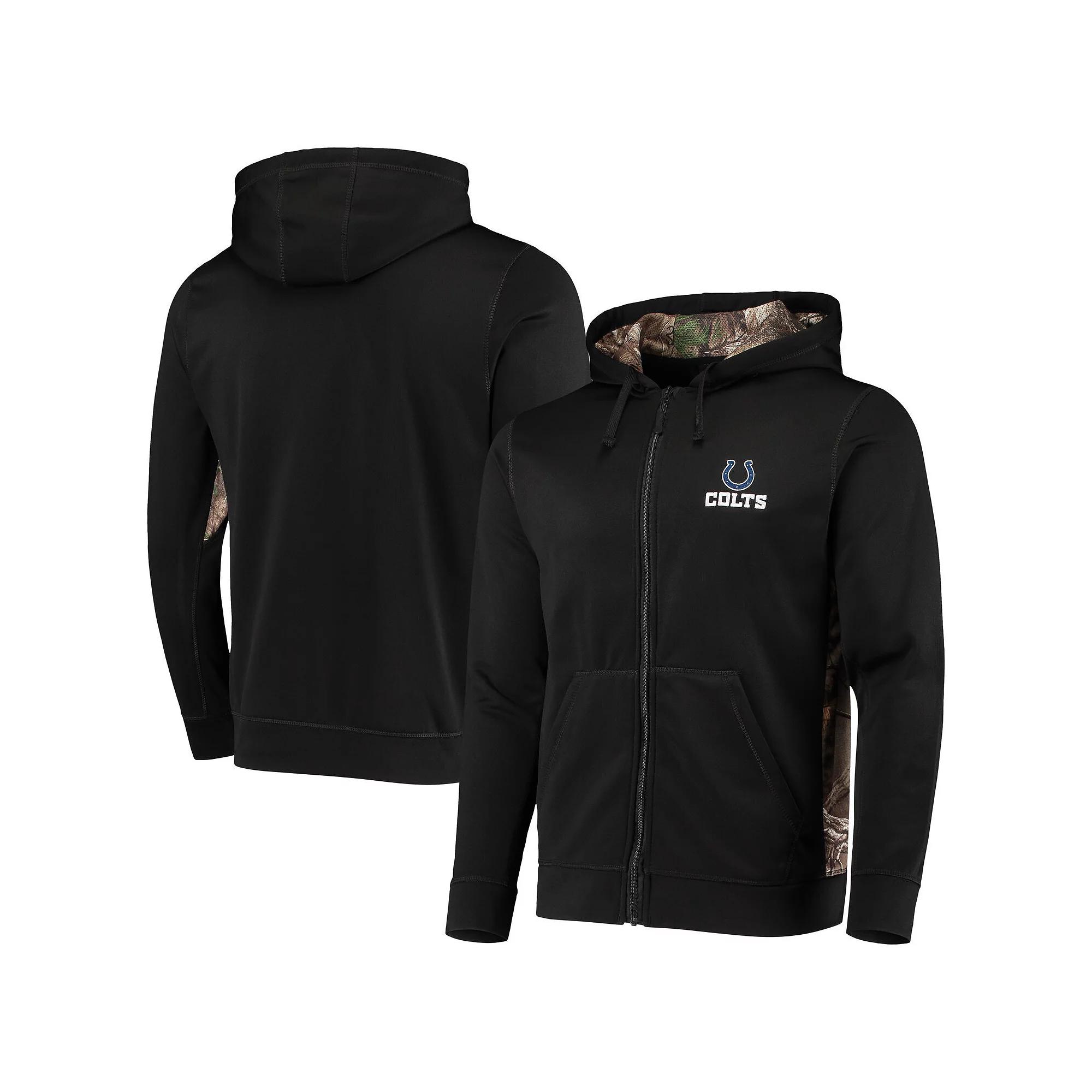 Men's Dunbrooke Black/Realtree Camo Indianapolis Colts Decoy Tech Fleece Full-Zip Hoodie, Size: Small Product Image