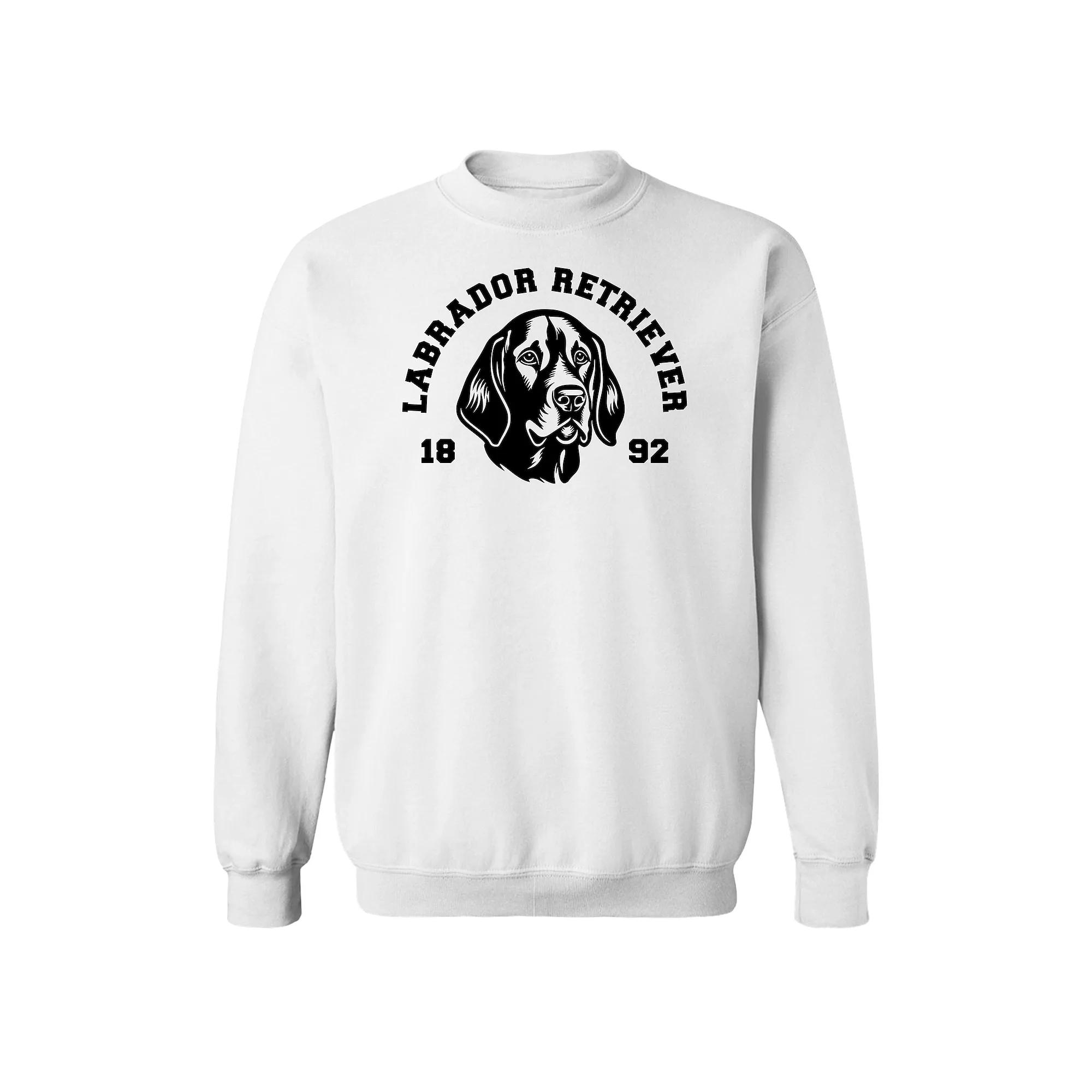Men's COLAB89 Labrador Retriever Graphic Sweatshirt, Adult Unisex,  Product Image