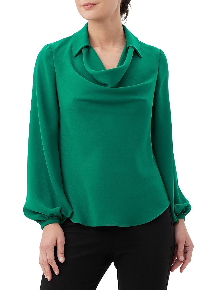 Womens Tanoshi Cowl Crepe Top Product Image