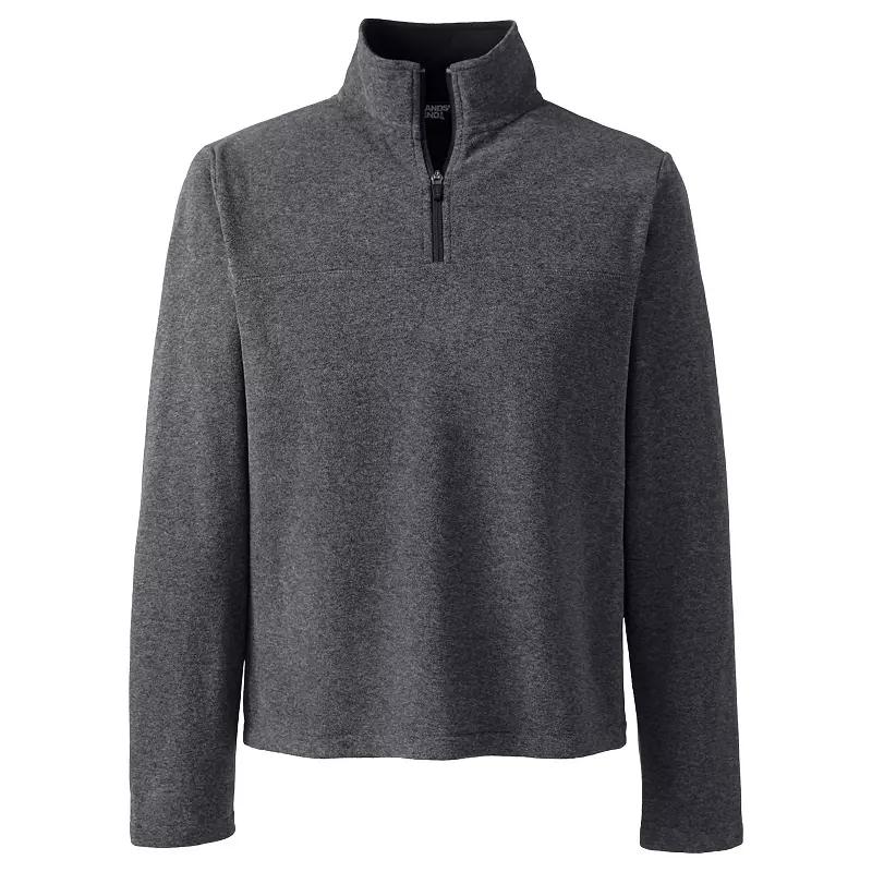 Big & Tall Lands' End Fleece Quarter-Zip Pullover, Men's,  Product Image