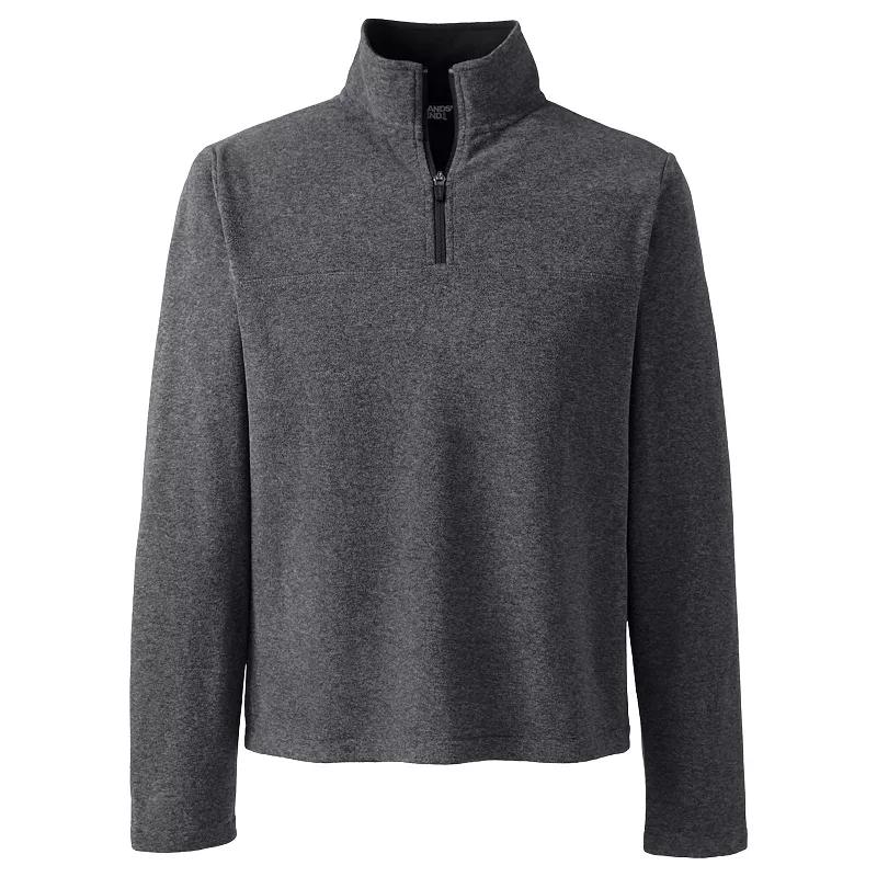 Big & Tall Lands' End Fleece Quarter-Zip Pullover, Men's,  Product Image