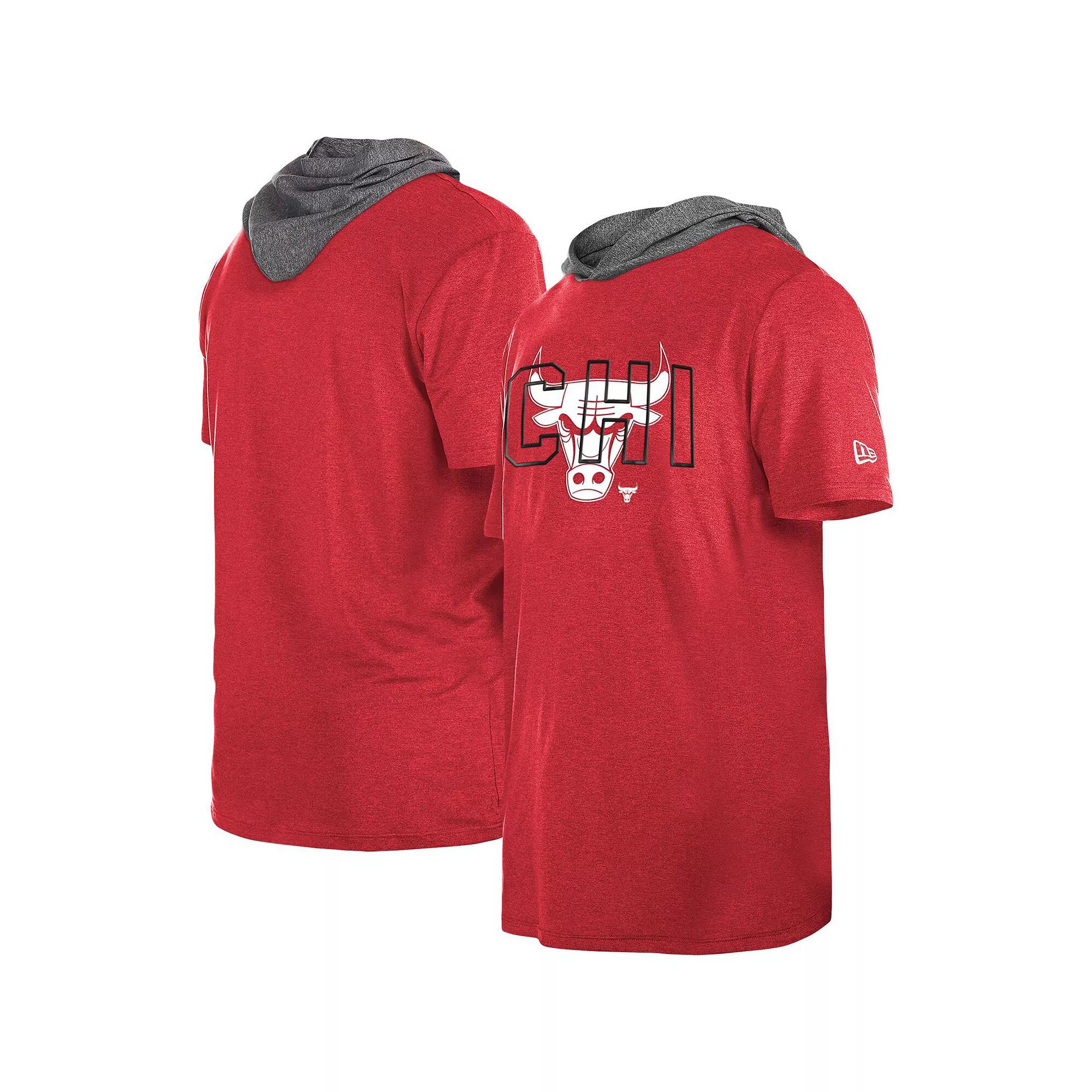 Men's New Era Black Brooklyn Nets Active Hoodie T-Shirt,  Product Image