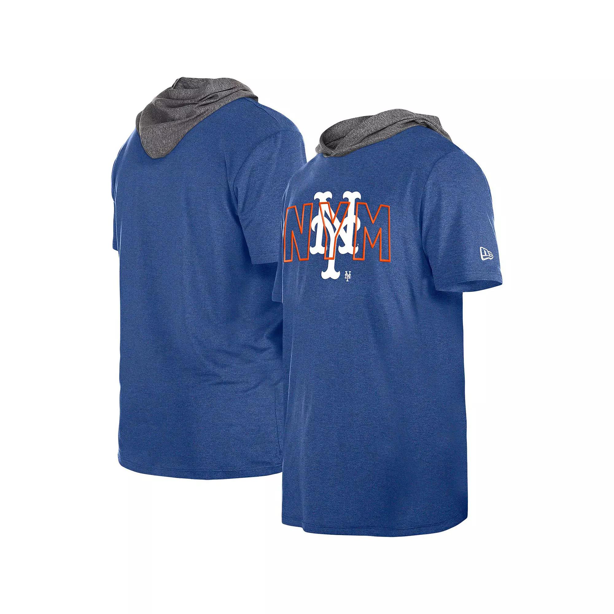 Men's New Era Royal New York Mets Team Hoodie T-Shirt,  Product Image
