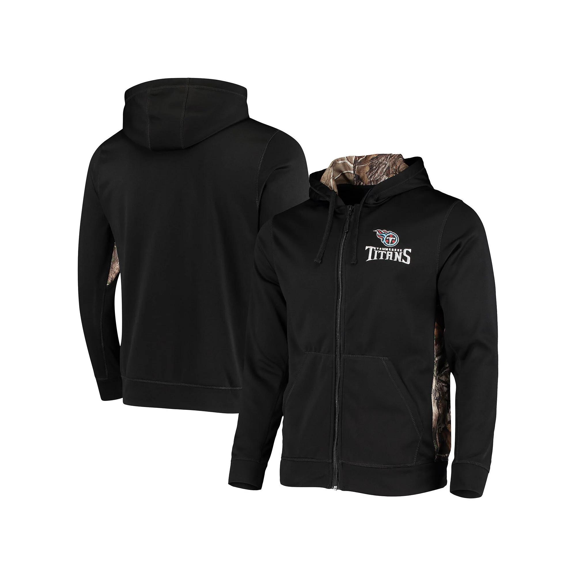 Men's Dunbrooke Black/Realtree Camo Tennessee Titans Decoy Tech Fleece Full-Zip Hoodie,  Product Image