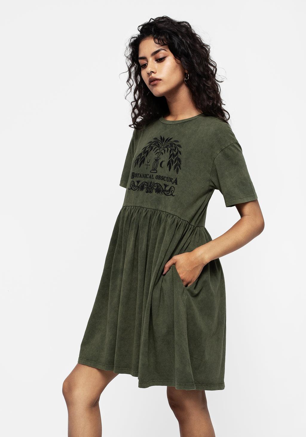 Obscura Graphic Print Mini Skater Dress Product Image