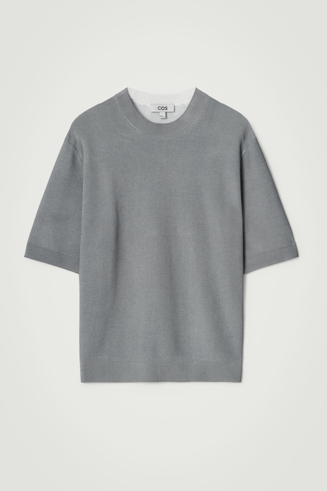 RELAXED PRINTED KNITTED T-SHIRT Product Image