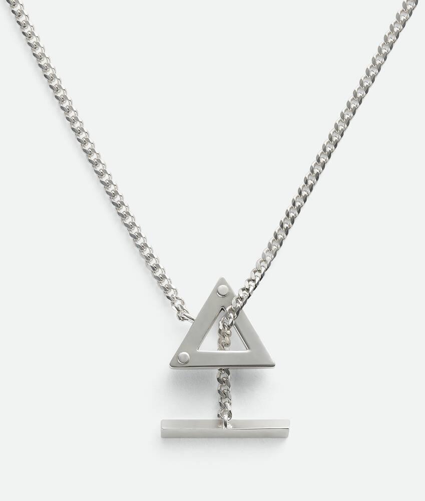 Women's Rivet Necklace in Silver Product Image