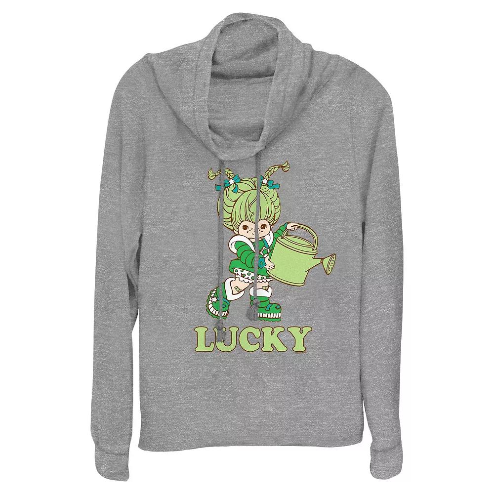 Women's Rainbow Brite Patty O'Green Lucky Cowlneck Graphic Lightweight Long Sleeve,  Product Image