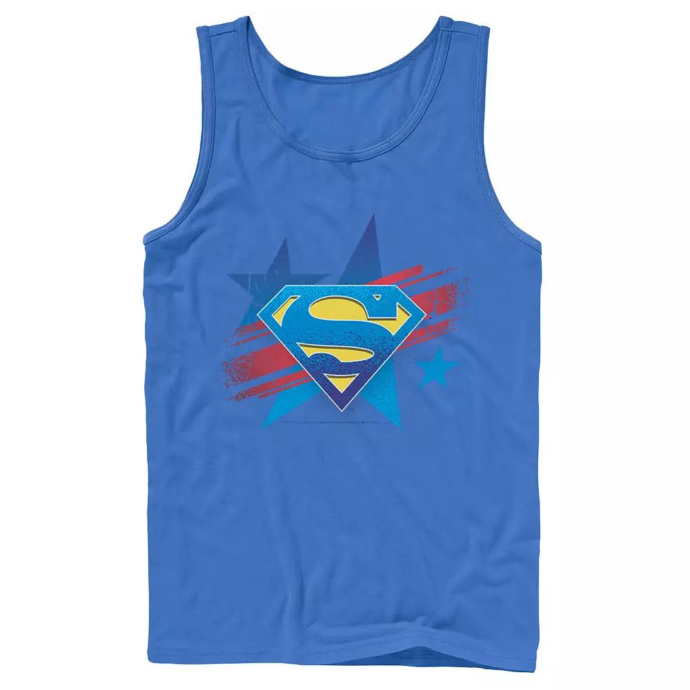 Men's Jurassic Park Neon Gradient Scene Tank Top,  Product Image