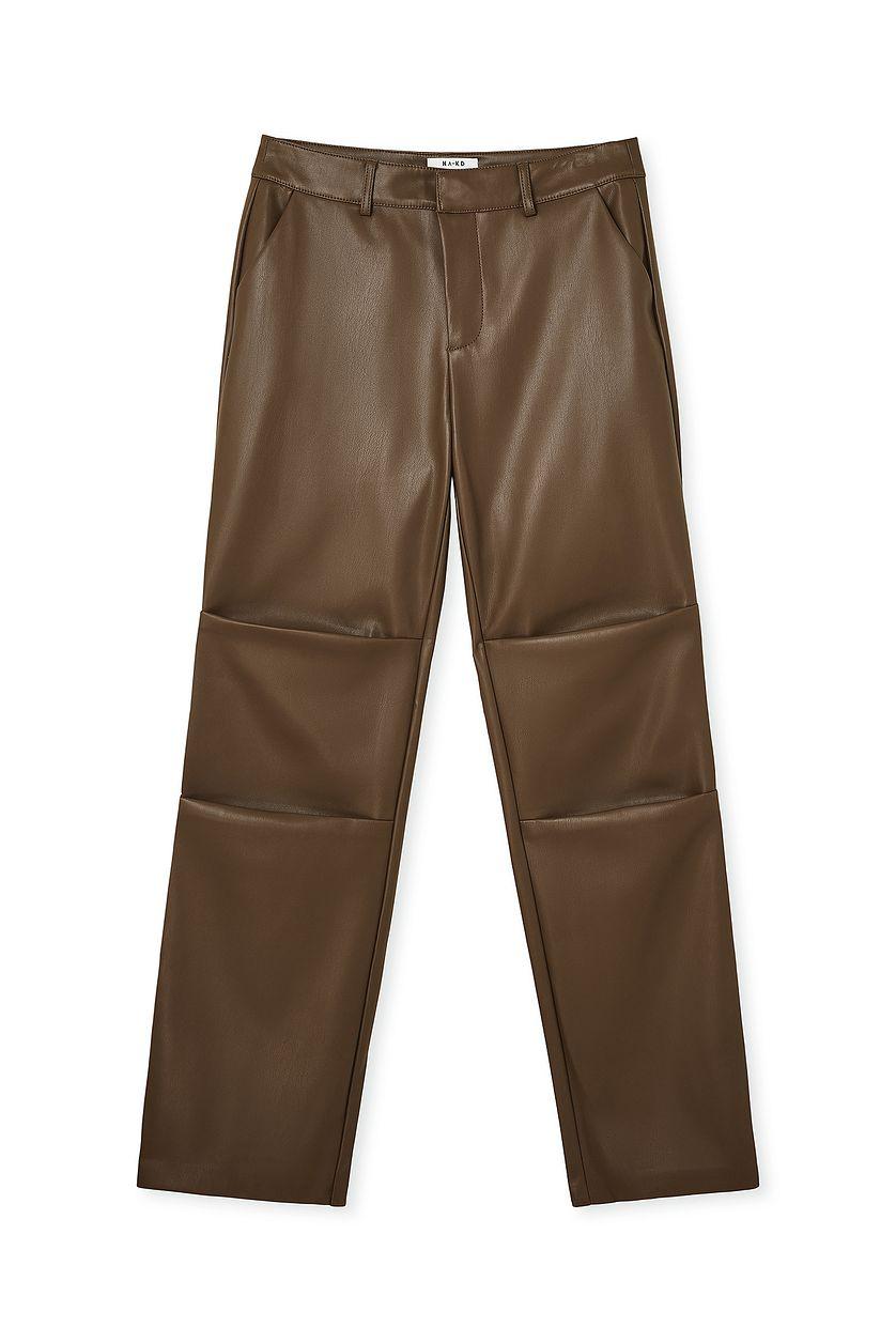 Low Waist PU Trousers Product Image