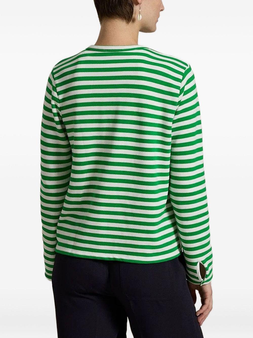 striped button-down cardigan Product Image