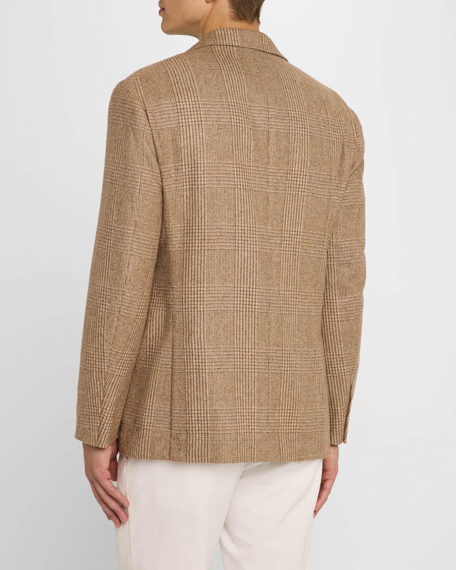 Men's Prince of Wales Single-Breasted Sport Coat Product Image