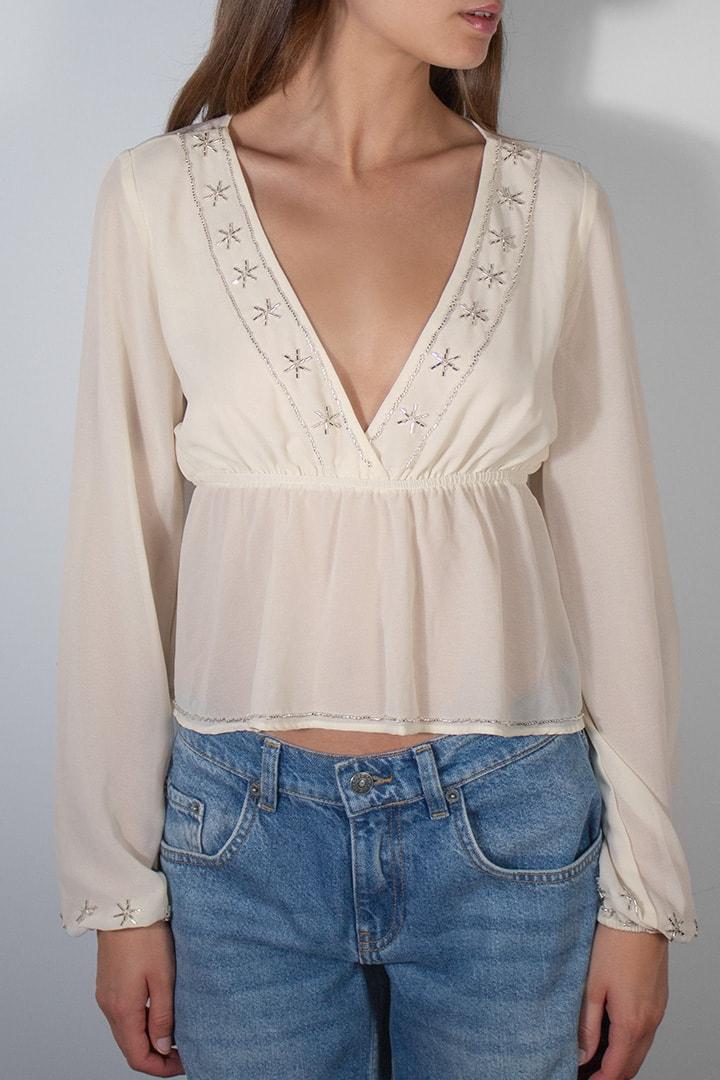 Beaded blouse Product Image