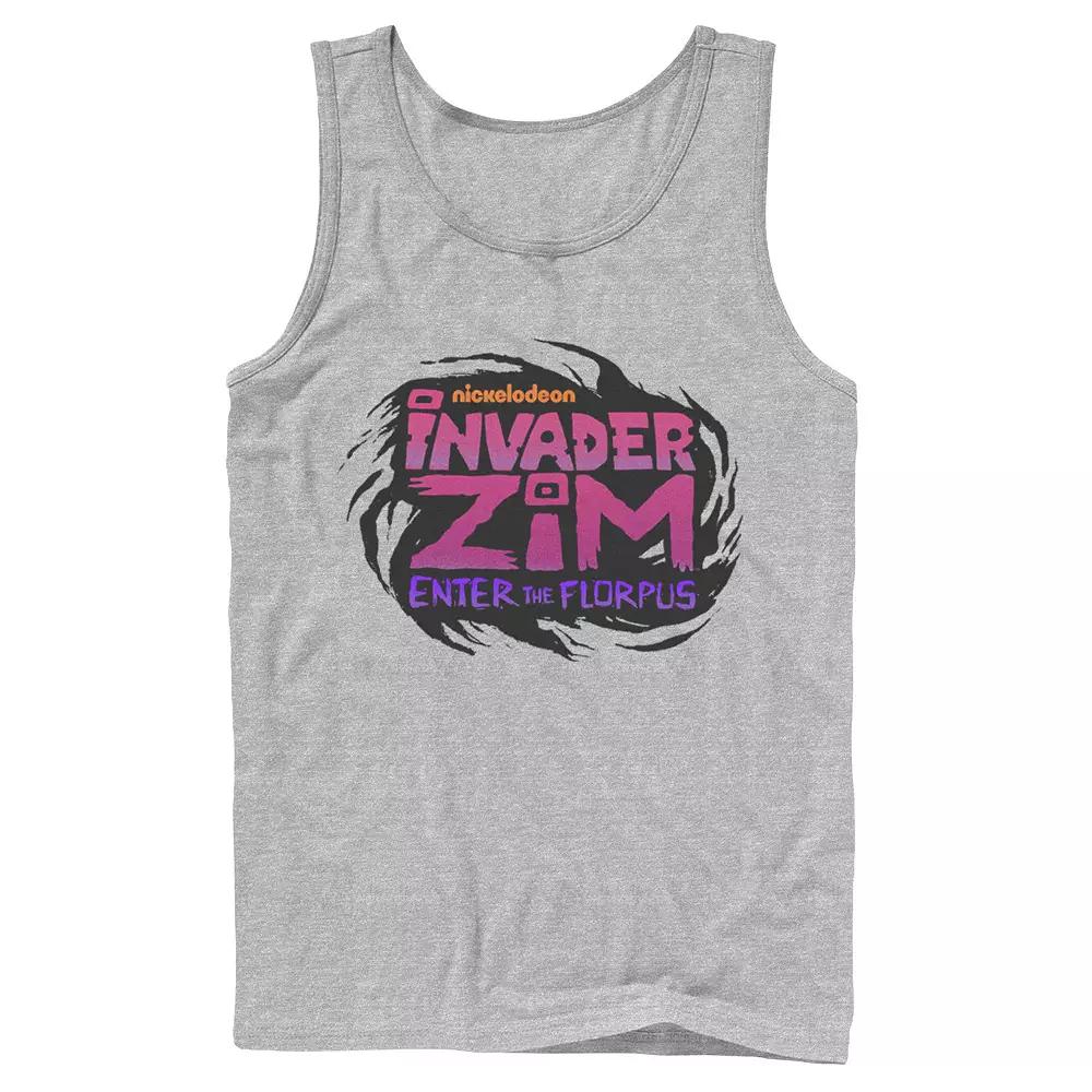 Men's Nickelodeon Invader Zim Enter Florpus Logo Graphic Tank Top,  Product Image