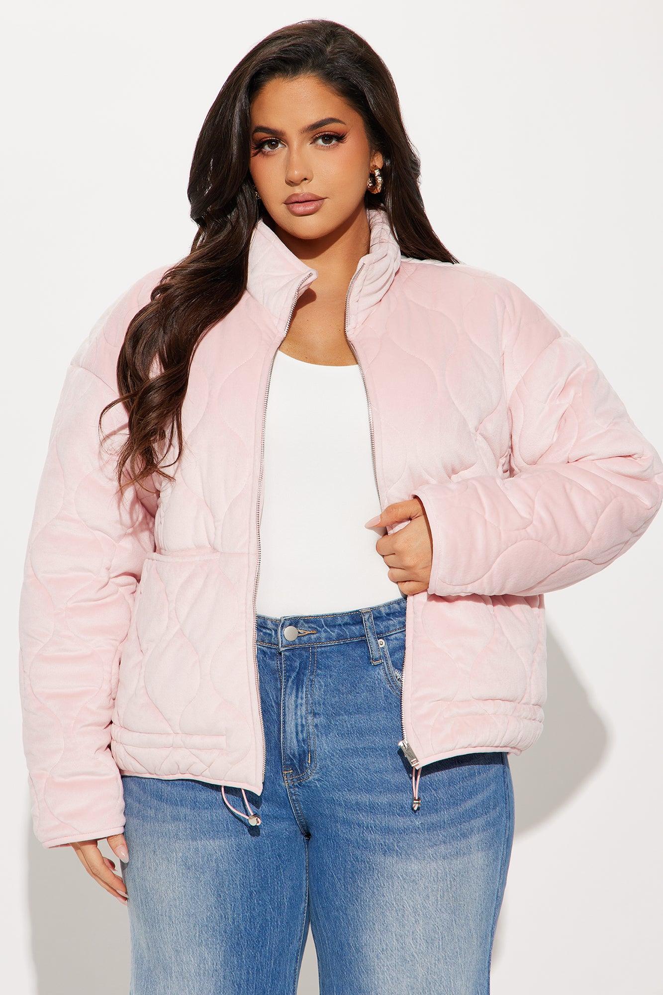 Ski Lift Lightweight Quilted Puffer Jacket - Pink Female Product Image