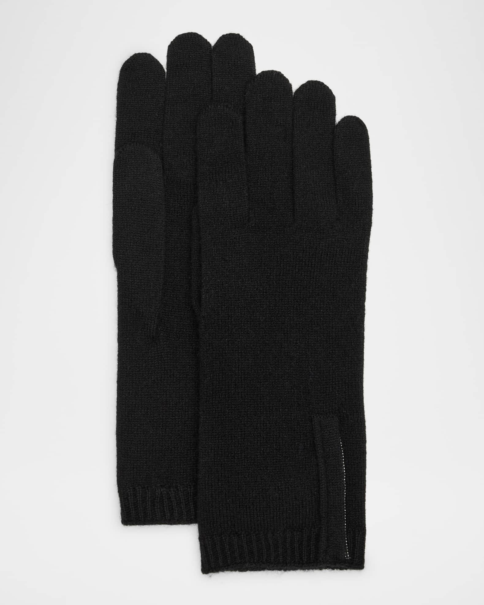 Cashmere Glove with Monili Detail Product Image