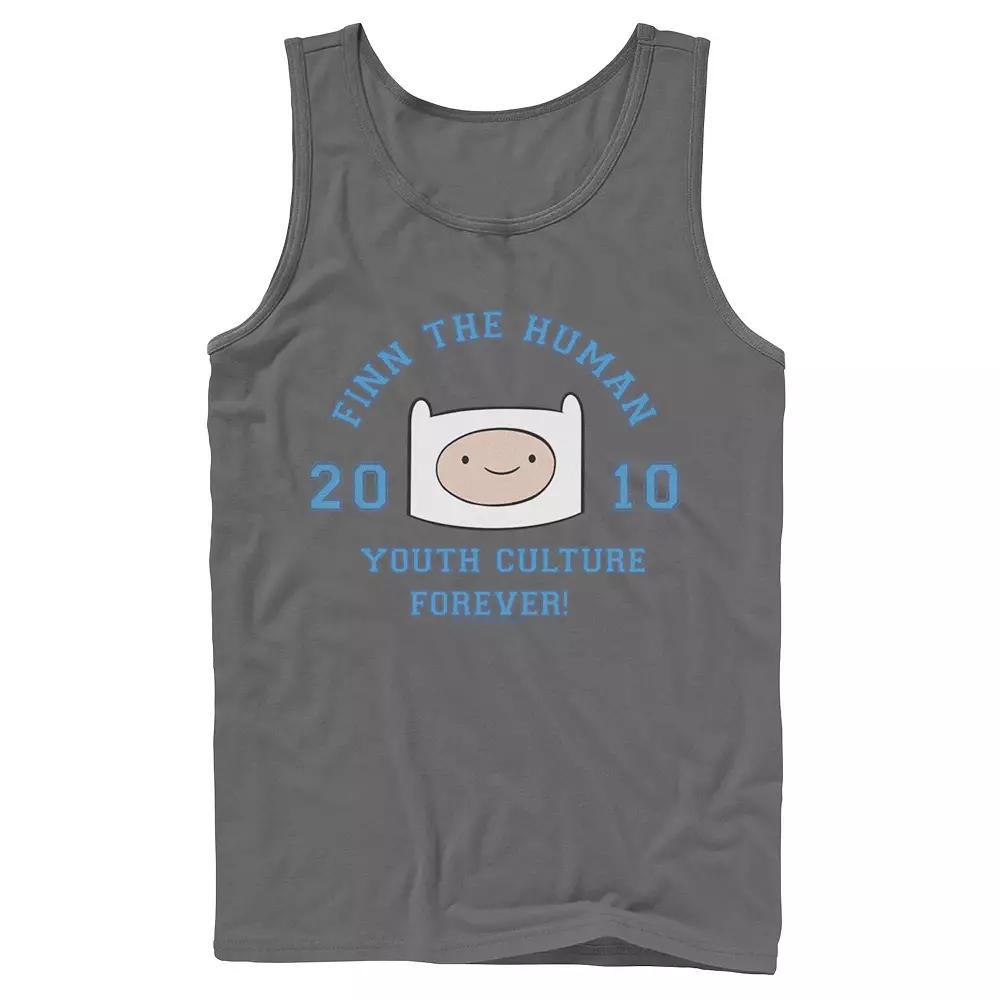 Men's Cartoon Network Adventure Time Finn The Human Youth Culture Forever Tank Top,  Product Image