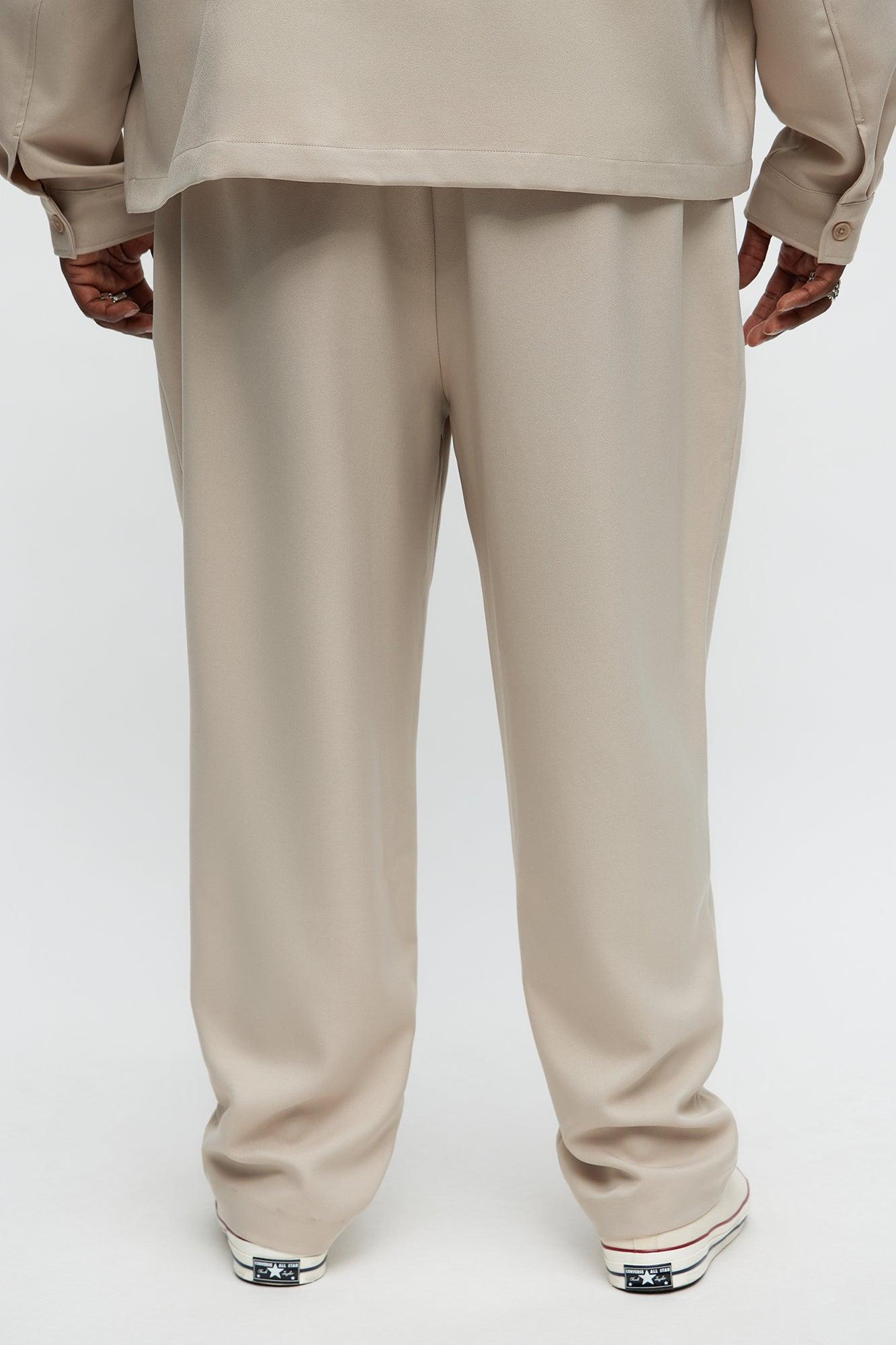 Slim Mara Hybrid Trousers - Tan Male Product Image