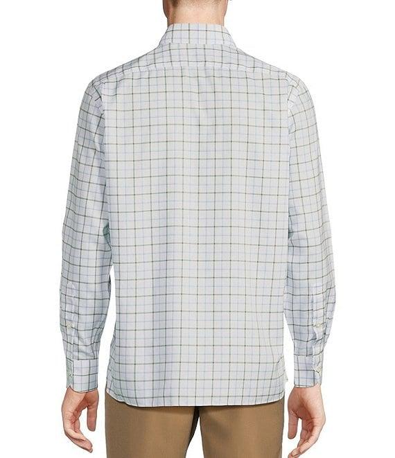 Daniel Cremieux Signature Label Non-iron Checkered Oxford Long Sleeve Woven Shirt Product Image