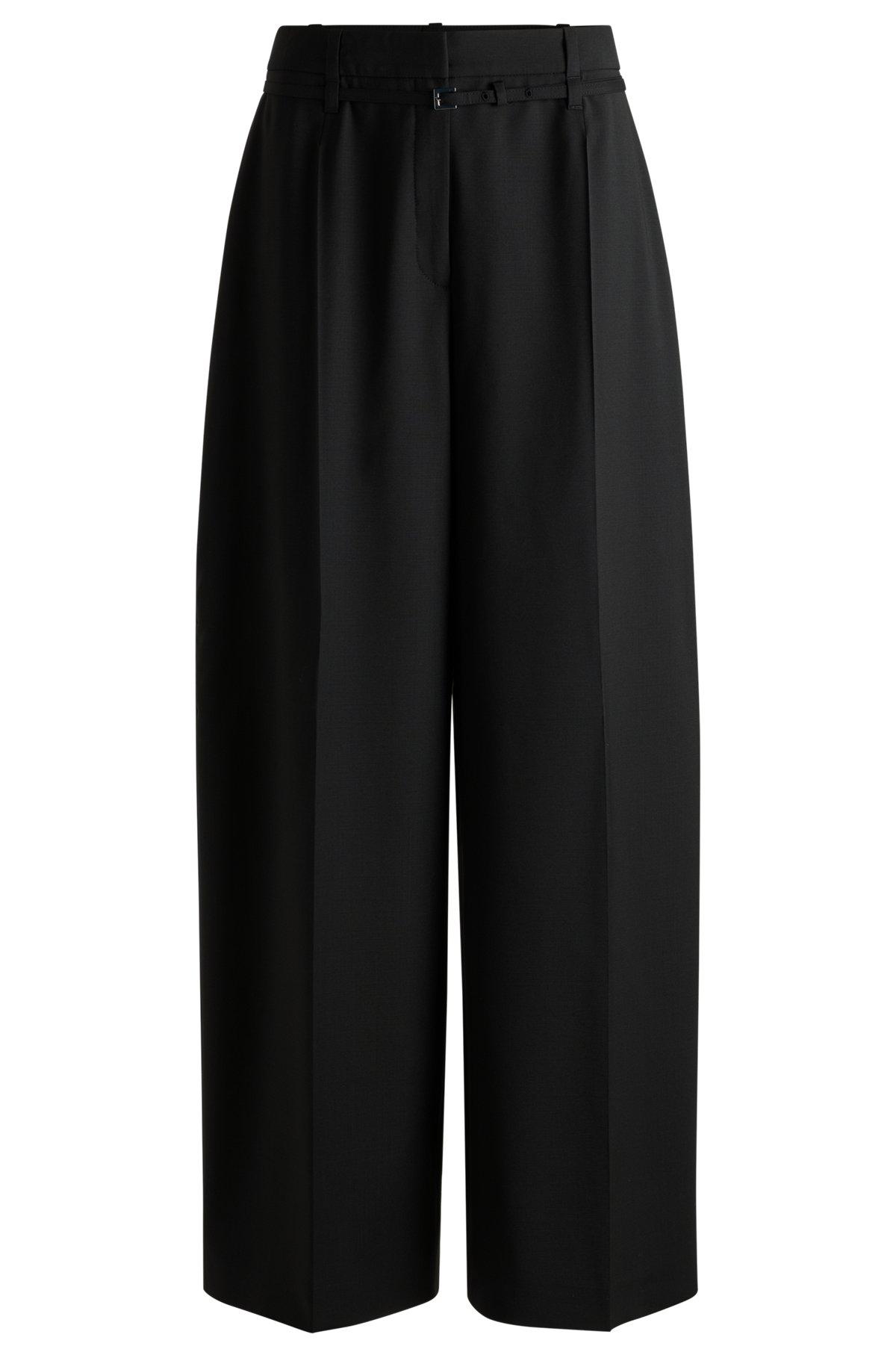 Relaxed-fit trousers in virgin wool Product Image