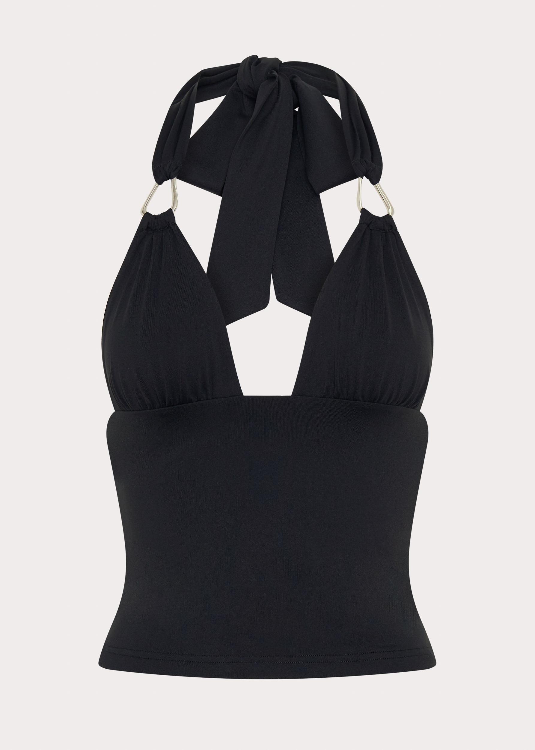 Margarita Halter Top - Black Product Image