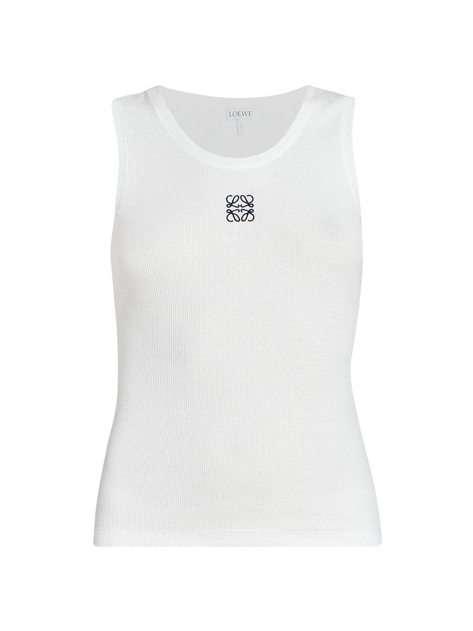 Anagram Logo Ribbed Tank Top Product Image